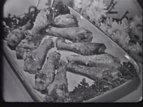 1955 SWANSON FROZEN CHICKEN DRUMSTICKS COMMERCIAL - BOB CROSBY