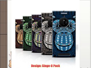 Coque de Stuff4 / Coque pour Nokia Lumia 830 / Singe-8 Pack / Motif Animaux Aztec Collection