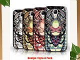 Coque de Stuff4 / Coque pour Samsung Galaxy S4 Mini / Tigre-8 Pack / Motif Animaux Aztec Collection