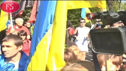 В Харькове произошли столкновения в ходе празднования Дня Победы