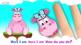 Hippo Finger Family - Nursery Rhyme for Children