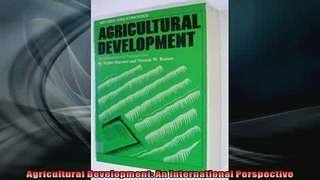 FAVORIT BOOK   Agricultural Development An International Perspective  BOOK ONLINE