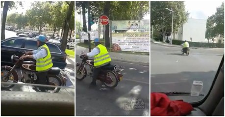 Apenas alguém com muita vontade de acelerar e sair roda no ar pelo Algarve fora...