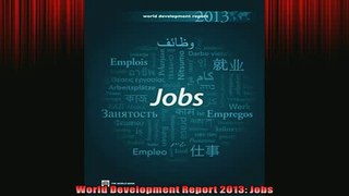 FAVORIT BOOK   World Development Report 2013 Jobs  BOOK ONLINE