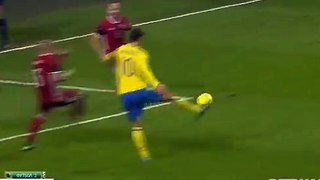 Zlatan Ibrahimović Amazing Backheel Goal | Denmark 0:1 Sweden | EU | 17/11/2015