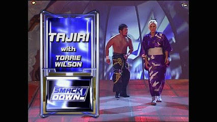 Tajiri (w/ Torrie Wilson) vs. The Hurricane
