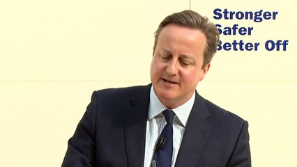 Cameron warns Brexit threatens peace in Europe