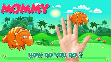 The Finger Family Dinosaur Family Nursery Rhyme Songs Canción de la familia Dinosaurio
