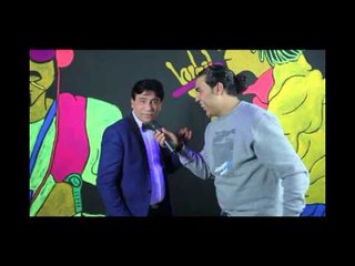 حصريا لقاء النجم اسامة غالى فى مهرجان قناة شعبيات 2015