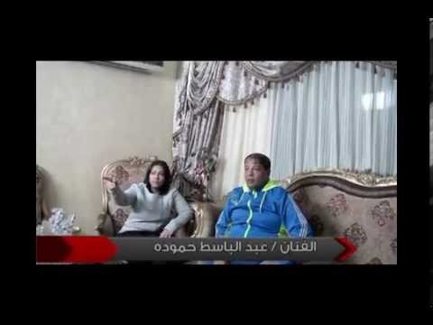 لقاء النجم عبد الباسط حمودة فى مهرجان قناة شعبيات 2015