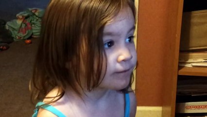 My 2 year old little girl dancing to Gummy Bear