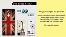 Phone case For XiaoMi Redmi Note 3 Case Cute Cartoon High Quality Painted TPU Soft Phone Ca