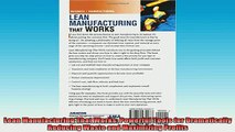 READ book  Lean Manufacturing That Works Powerful Tools for Dramatically Reducing Waste and Free Online
