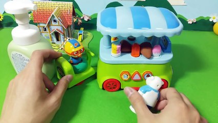 아이스크림 장사꾼 뽀로로! ★뽀로로 장난감 애니 Pororo Ice Cream Car