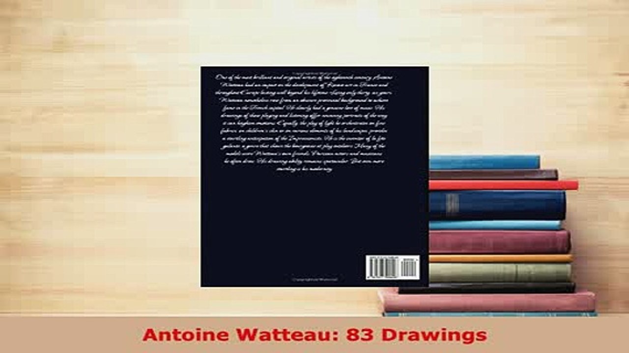 PDF  Antoine Watteau 83 Drawings Ebook