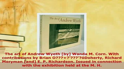 Download  The art of Andrew Wyeth by Wanda M Corn With contributions by Brian PDF Book Free