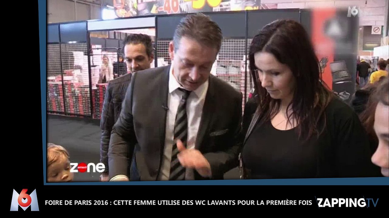 Foire de Paris 2016 : Cette femme teste les WC lavants pour la première fois