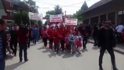MARSH PROTESTUES NE LAGJEN E TRIMAVE