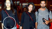 (VIDEO) Mira Rajput Flaunts Her Baby Bump With Shahid Kapoor At The Airport
