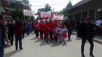 MARSH PROTESTUES NE LAGJEN E TRIMAVE