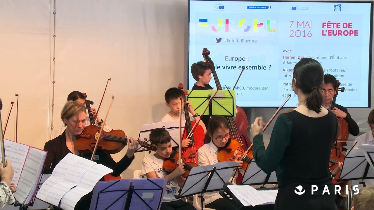 Revivez la Fête de l'Europe sur le parvis de l'Hôtel de Ville