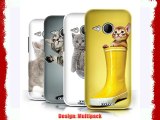 Coque de Stuff4 / Coque pour HTC One/1 Mini 2 / Multipack / Chatons mignons Collection