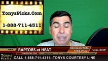 Miami Heat vs. Toronto Raptors Free Pick Prediction Game 4 NBA Pro Basketball Odds Preview