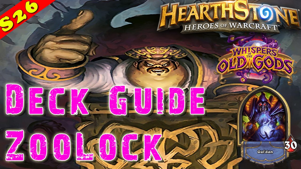 Hearthstone | NEW ZooLock Warlock Deck Guide & Decklist | Constructed STANDARD | Legend Old Gods