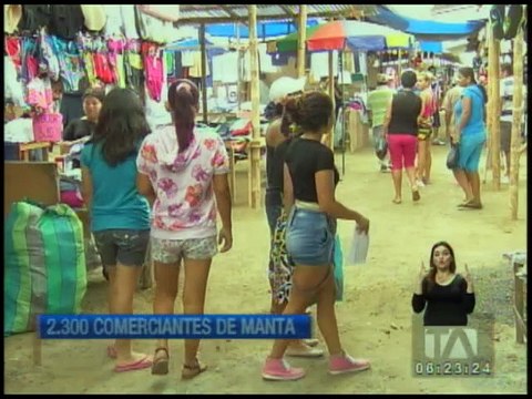 Comerciantes manabitas reinician sus actividades