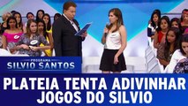Plateia tenta adivinhar os joguinhos de Silvio Santos