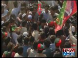 Real Footage of Model Girl Annie Khan in PTI Jalsa mixed with boys