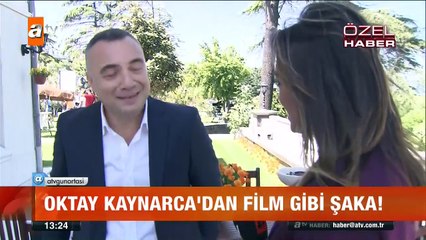 Oktay Kaynarcadan film gibi şaka atv Gün Ortası
