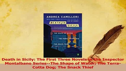 PDF  Death in Sicily The First Three Novels in the Inspector Montalbano SeriesThe Shape of Read Online