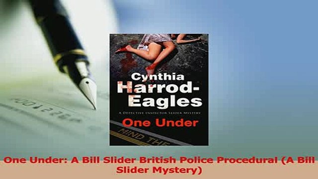 PDF One Under A Bill Slider British Police Procedural A Bill Slider Mystery Read Online
