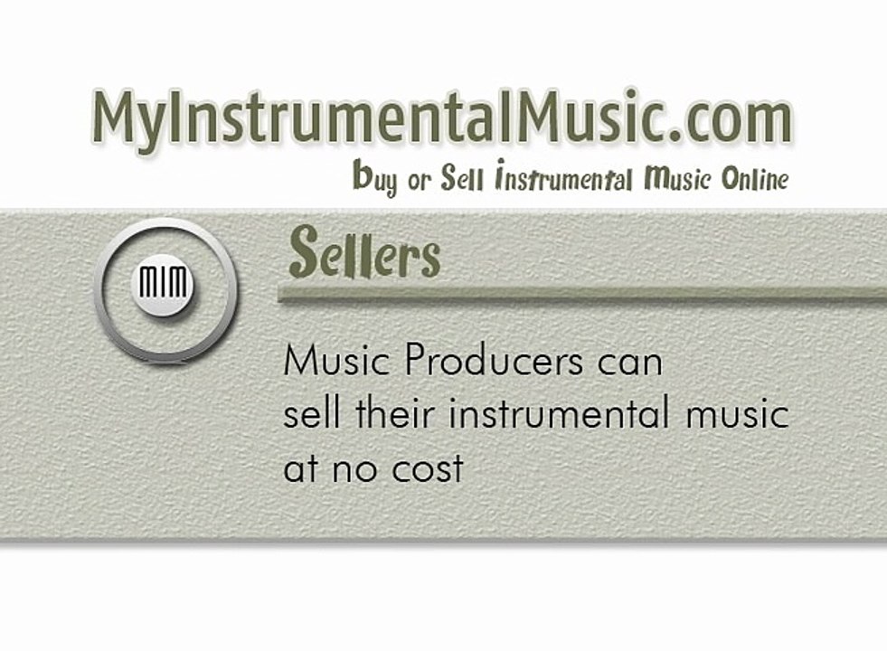 Buy / Sell Beats / Instrumentals @ MyInstrumentalMusic.com
