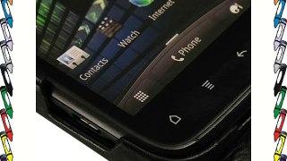 Housse cuir HTC Sensation - Perpétuelle - Noir