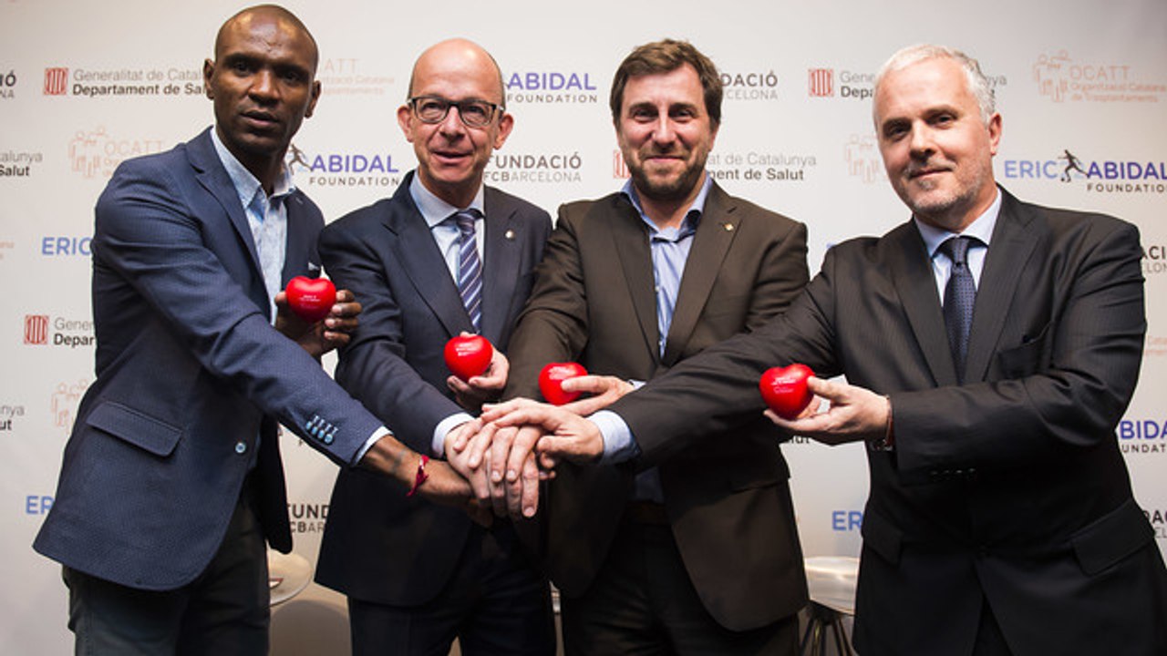 Éric Abidal, nombrado embajador de la Organització Catalana de Transplantaments