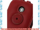 PDair Leather Case for Huawei Sonic U8650 - Flip Top Type (Red)