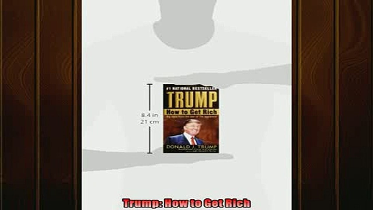 READ book  Trump How to Get Rich  FREE BOOOK ONLINE