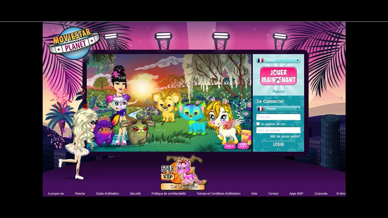 on crée mon compte !! MovieStarPlanet #1
