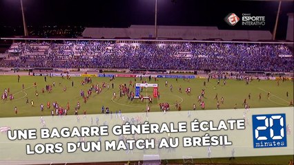 Une bagarre générale d'une violence extrême éclate lors d'un match au Brésil