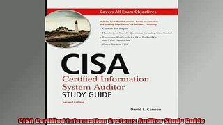 READ FREE Ebooks  CISA Certified Information Systems Auditor Study Guide Free Online