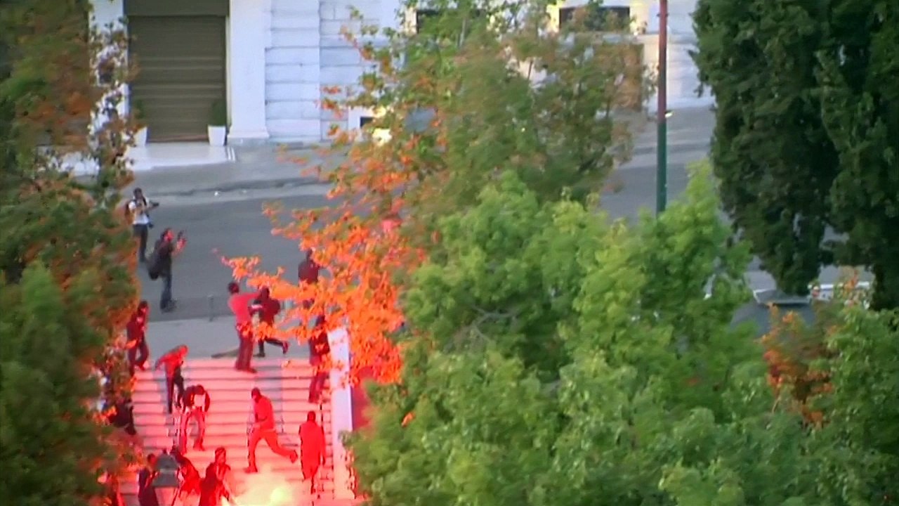 Des incidents on éclaté en marge des manifestations à Athènes