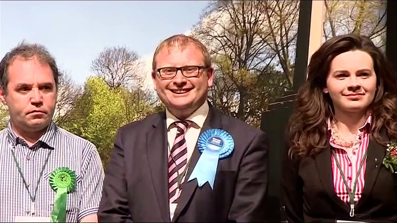 Montage of how the election night unfolded - BBC News