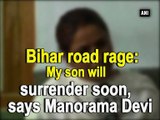 Bihar road rage: My son will surrender soon, says Manorama Devi