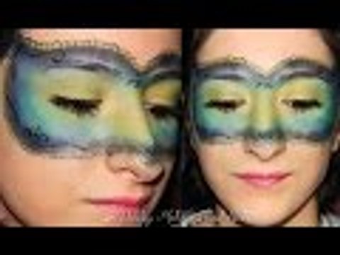 Maschera veneziana. Make up per Carnevale.