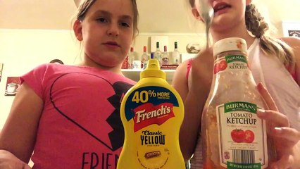 Ketchup and mustard challenge!