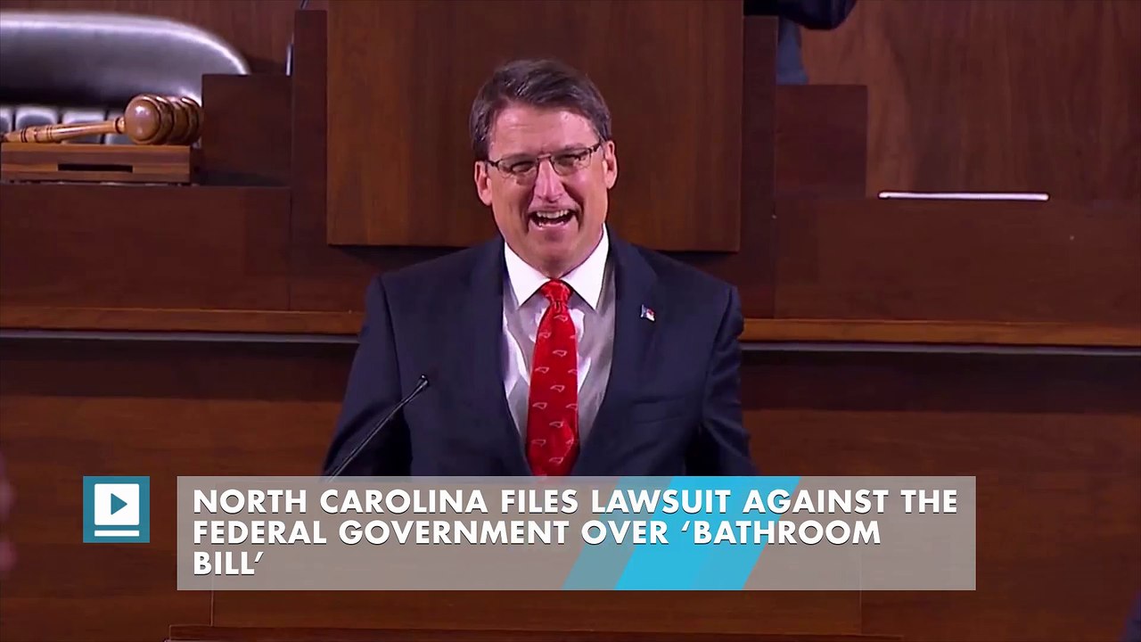 North Carolina sues federal government over LGBT 'bathroom bill' warnings