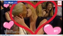 Amber Rose in [lesbian] kiss with Amy Schumer