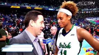 Notre Dames Brianna Turner Loves Greensboro | #ACCWBB